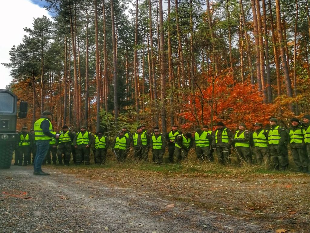 poszukiwania padłych dzików, walka z ASF w Polsce, Nadleśnictwo Mielec