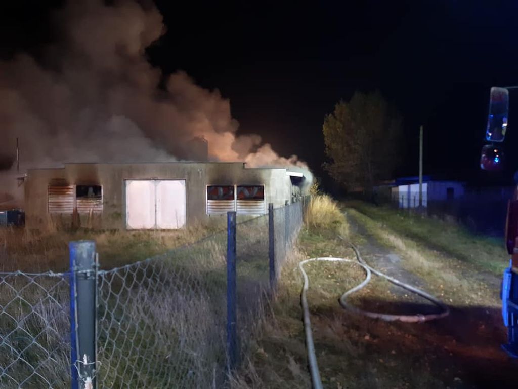pożar kurnika, lisowice, powiat legnicki, KM PSP Legnica