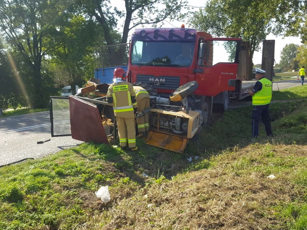 wypadki z udziałem ciągników rolniczych, Konary, powiat grójecki, Broniszów, powiat  kazimierski