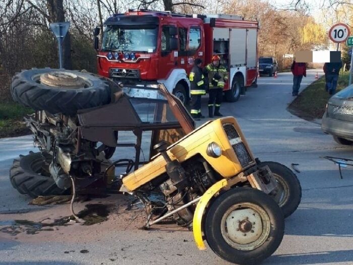 wypadki z udziałem ciągnikówi, Zborów, powat buski, Tomasz Piwowarski