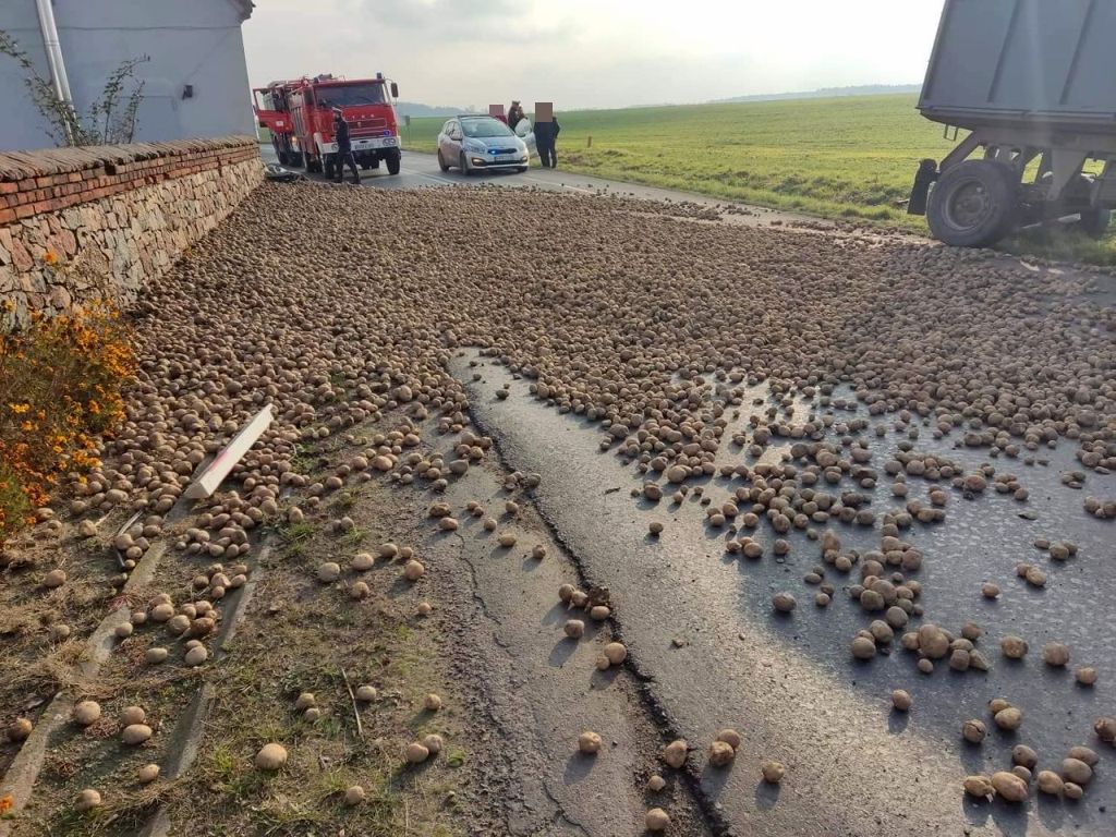 wypadki z udziałem ciągników, Żuchlowo, powiat górowski, KP PSP Góra