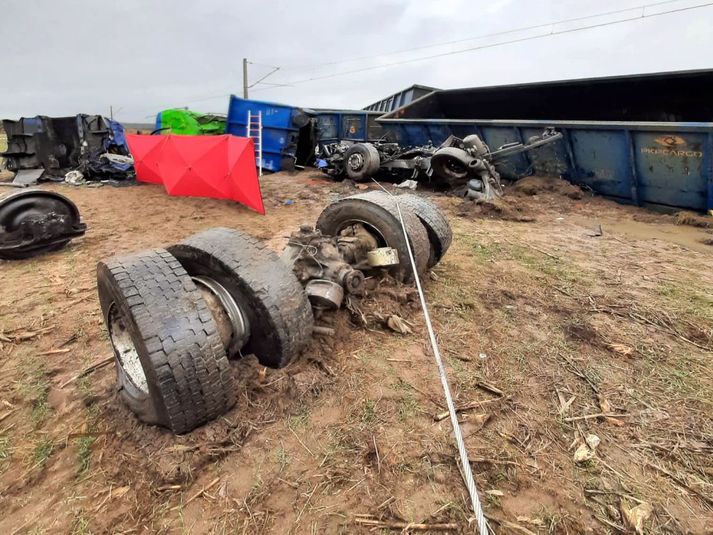 transport zboża, Gołuchów, powiat pińczowski, KP PSP Pińczów