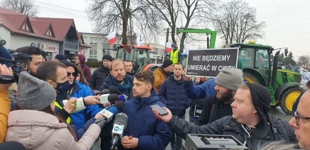 Michał Kołodziejczak, agrounia, protesty rolników, Henryk Kowalczyk