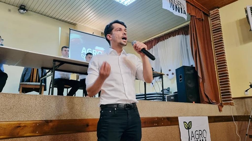 protesty rolników, blokada dróg, agrounia, Michał Kołodziejczak