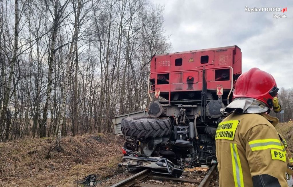 traktor wpadł pod pociąg, Chwałowice, Bogusława Kobeszko
