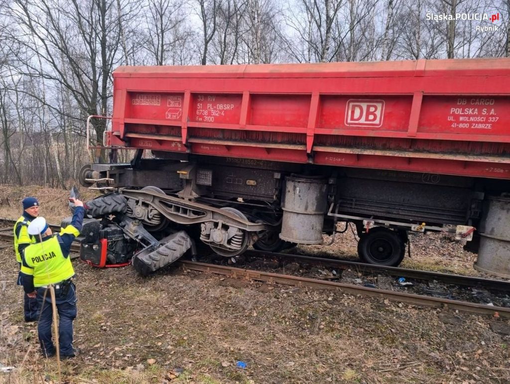 traktor wpadł pod pociąg, Chwałowice, Bogusława Kobeszko