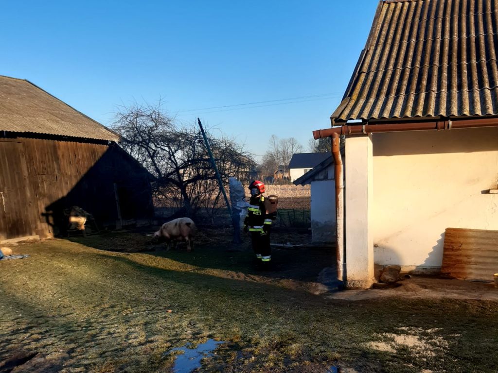 pożary w gospodarstwach, Krzysztof Jach, Dalechowice, powiat bydgoski, Wilcze