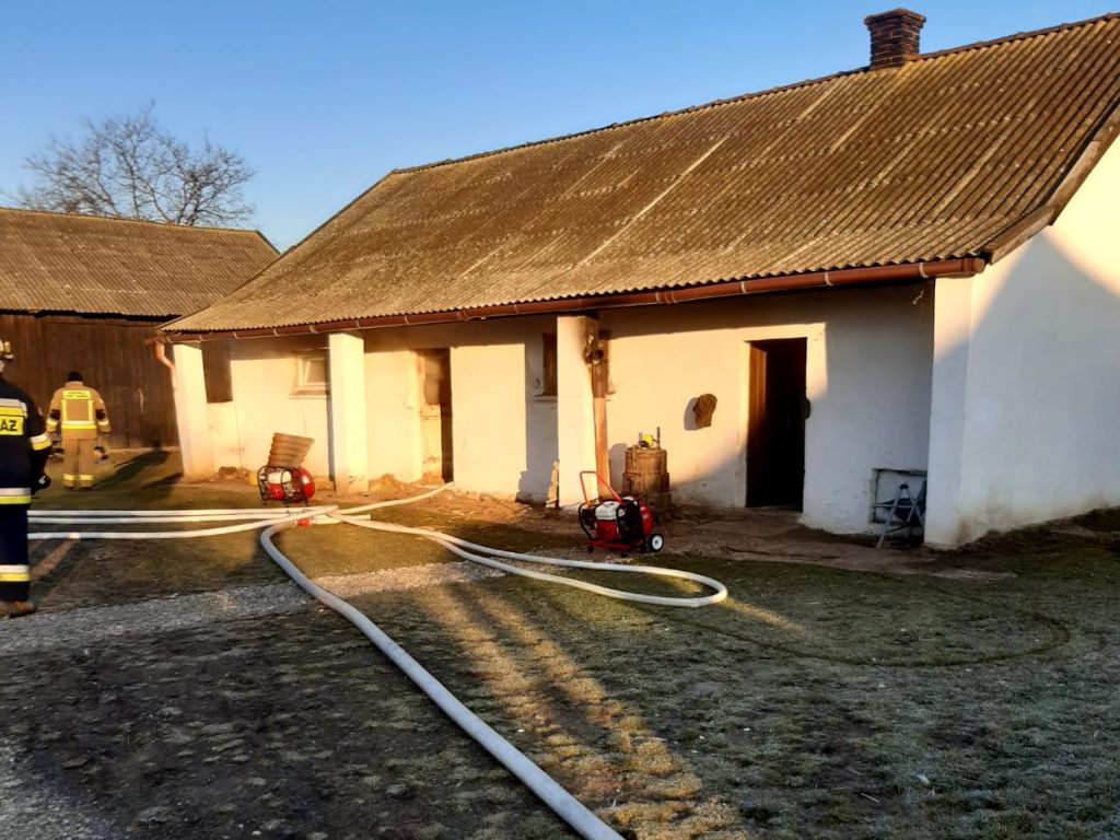 pożary w gospodarstwach, Krzysztof Jach, Dalechowice, powiat bydgoski, Wilcze