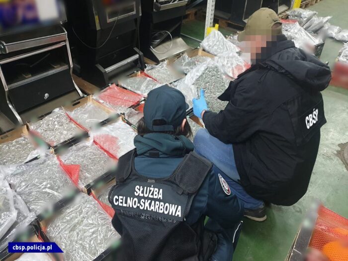 marihuana w transporcie pomarańczy, CBŚP, KAS, transport owoców