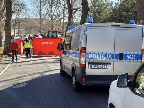 wypadki z udziałem ciągników rolniczych, Klęcinko, Rumsko, powiat słupski