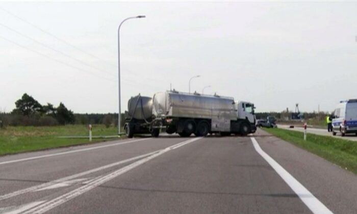 transport mleka, Suwałki, KM PSP Suwałki