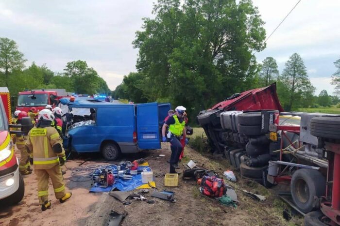 transport mleka, Koźliki, powiat białostocki, KWP Białystok