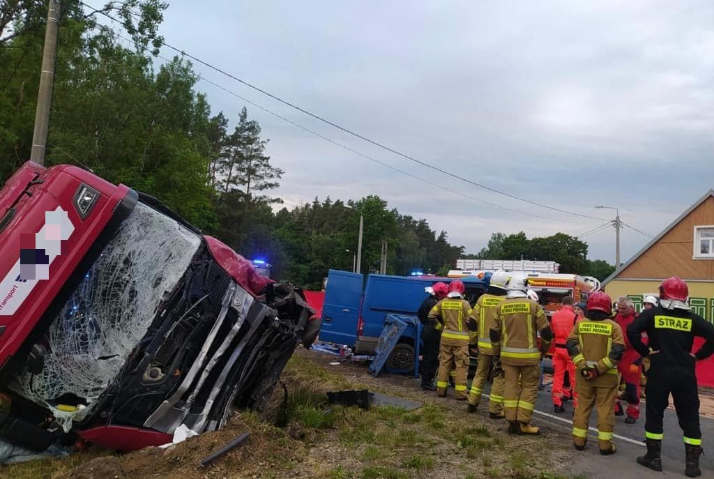 transport mleka, Koźliki, powiat białostocki, KWP Białystok