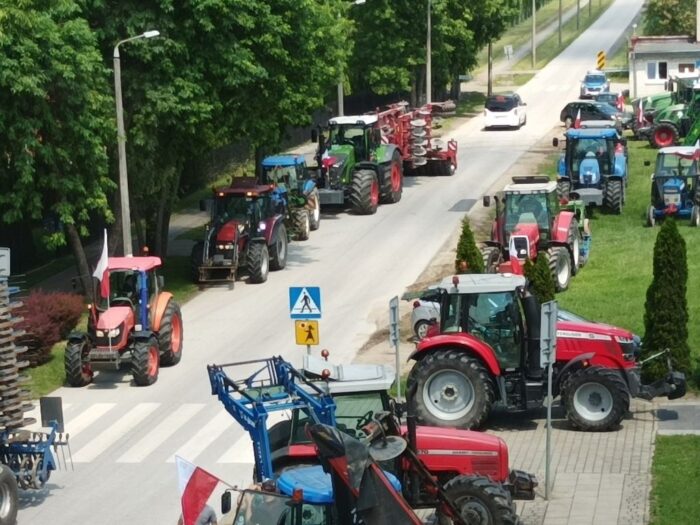 protest rolników, gmina Zakrzewo, Leszek Margas, Wojciech Pysiak