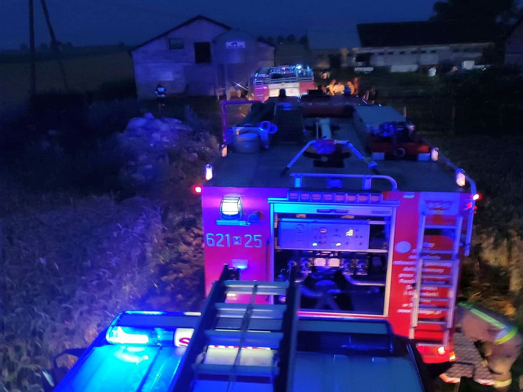 pożar chlewni, Mochowo Nowe, powiat sierpecki, Krzysztof Dobrzeniecki
