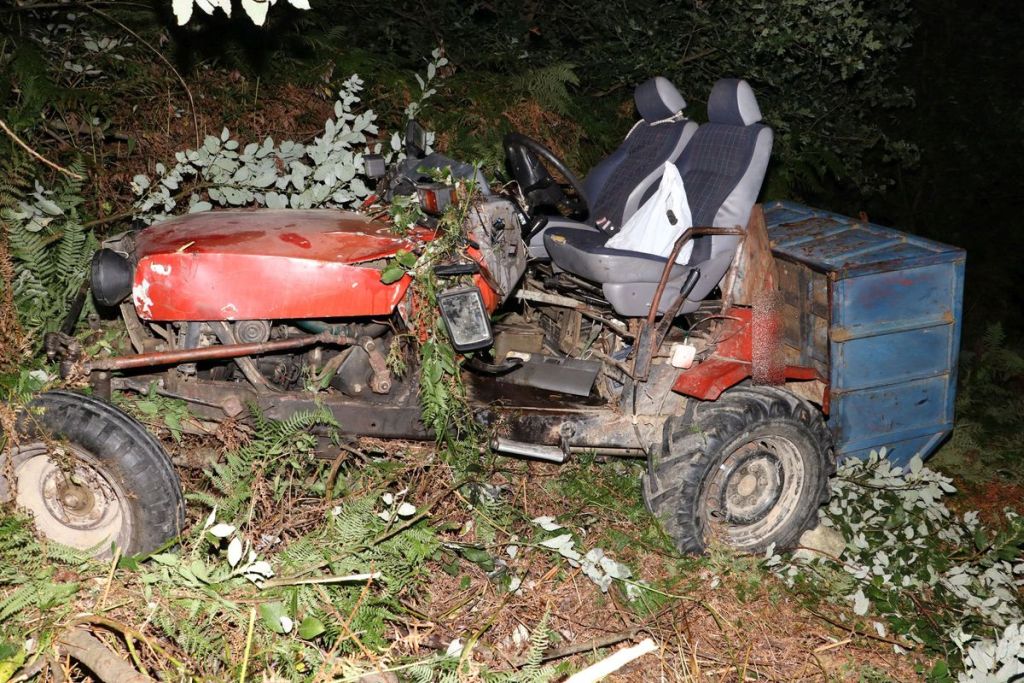 ciągnik przygniótł mężczyznę, traktor samoróbka, Jodłówka Tuchowska, KMP Tarnów