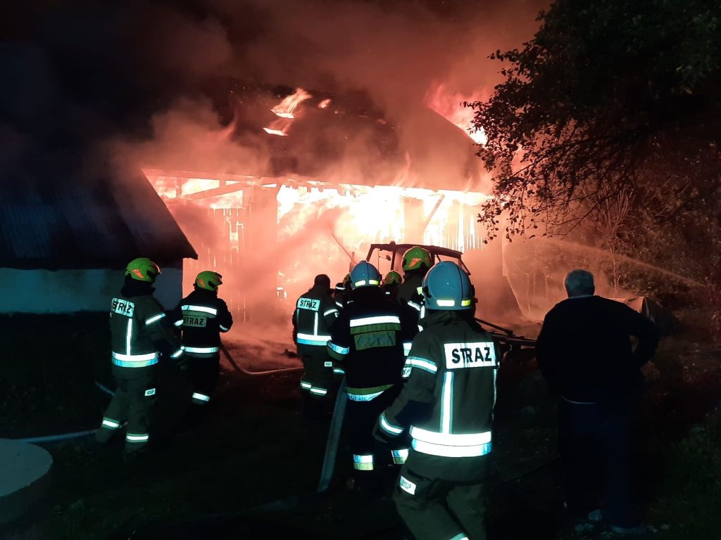 pożary w gminie Biskupiec, Łazany, powiat wielicki, Tomasz Sroga