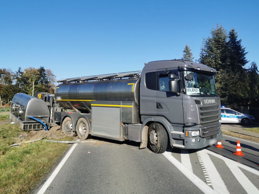 transport mleka, osady z przetwórstwa produktów roślinnych, Wiśniówka, Siemianice, powiat kępiński