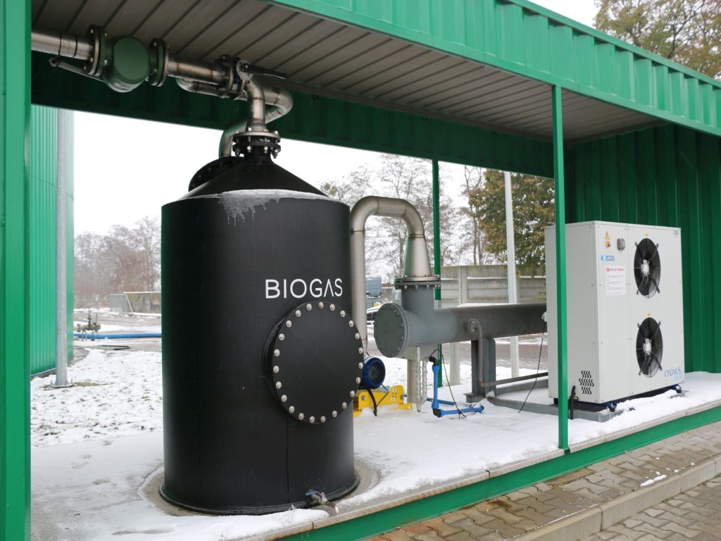 Przybroda, zielone ciepło, biogazownia, Uniwersytet Przyrodniczy w Poznaniu, Krzysztof Szoszkiewicz