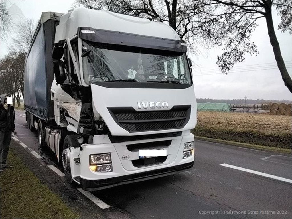 wypadki z udziałem ciągników rolniczych, Turów, powiat radzyński, KP PSP Radzyń Podlaski