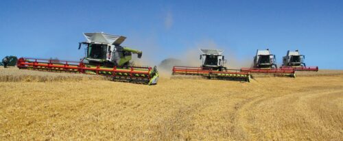 Kombaj Claas Lexion