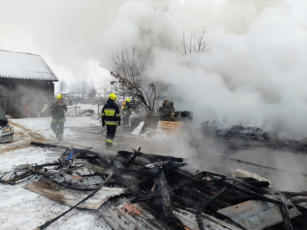 pożary w gospodarstwach, Grabowo, Piotr Kuligowski, KP PSP Przasnysz