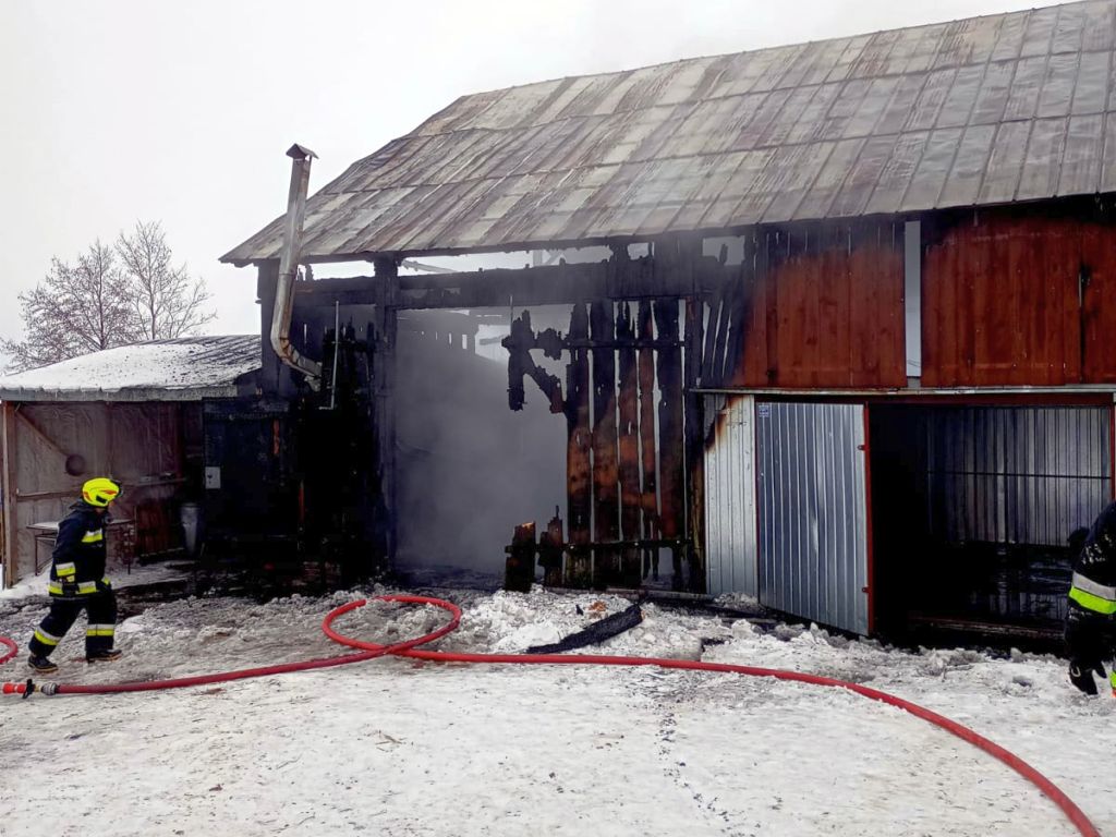 pozar stodoły, Gatne Drugie, Krzysztof Zielonka, KP PSP Augustów