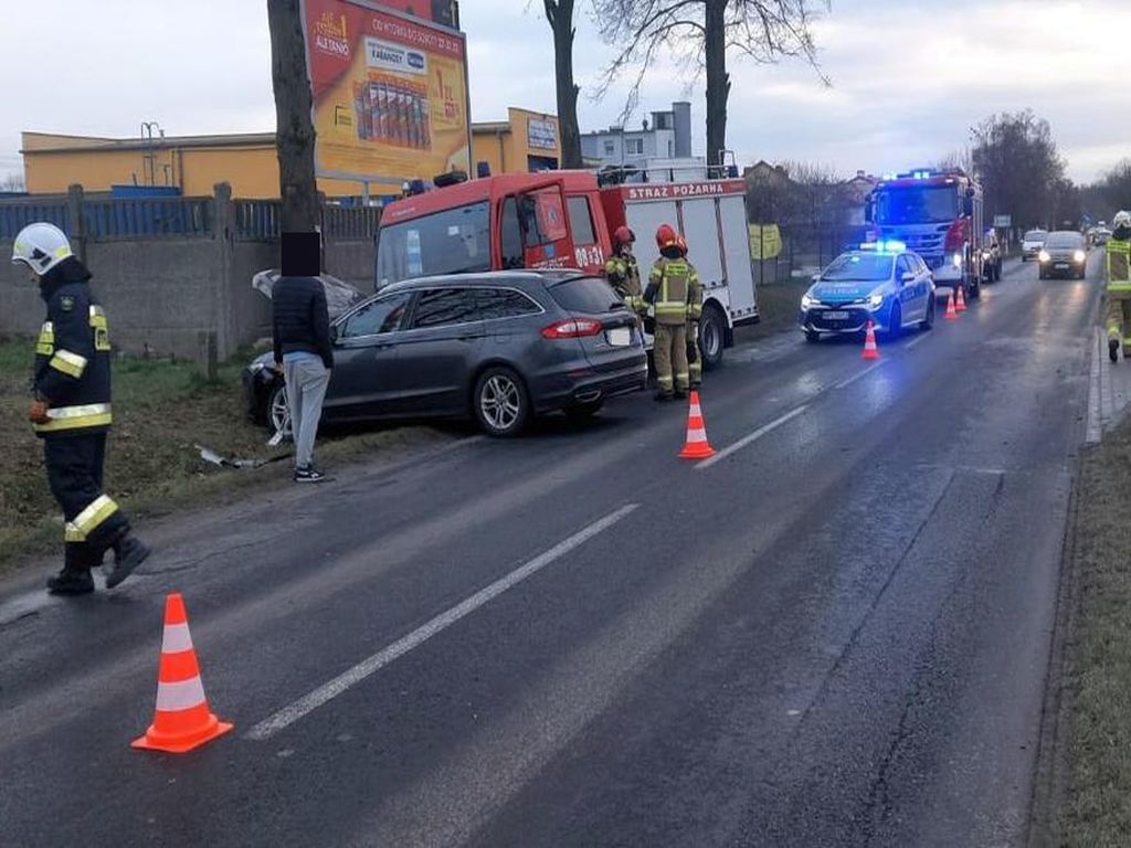 wypadek wozu OSP, Dobre, powiat radziejowski, KPP Radziejów