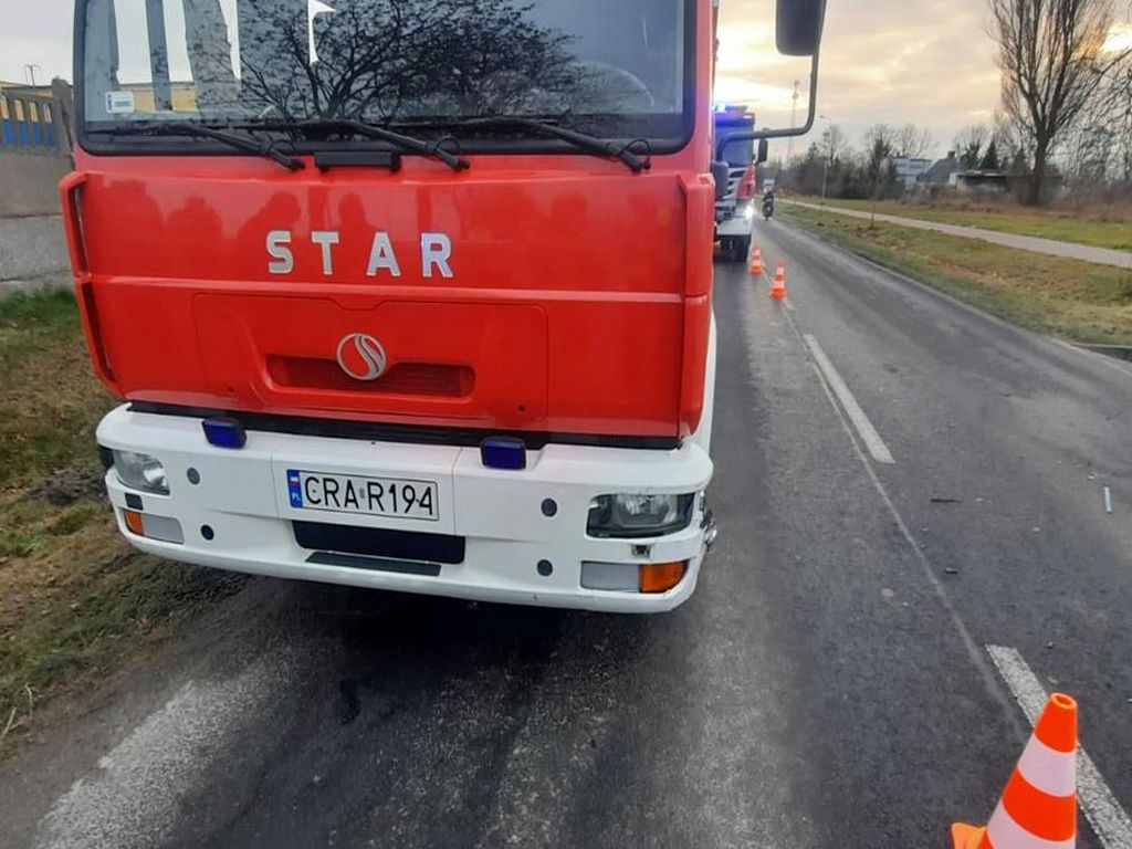 wypadek wozu OSP, Dobre, powiat radziejowski, KPP Radziejów