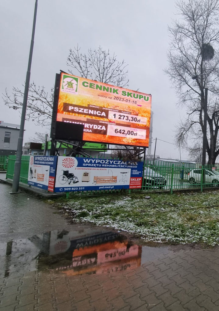 Zamość, cennik skupu zbóż