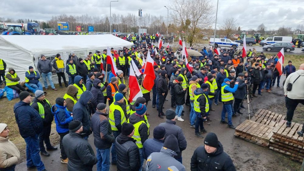 protest, oszukana wieś, granica z ukrainą