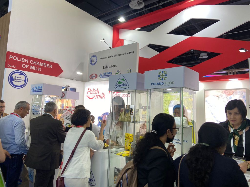 Gulfood 2023, Polska Izba Mleka, SM Mlekovita, SM Spomlek, Poland Food , Alima Bis, polskie mleczarstwo, mleko