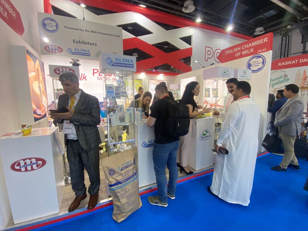 Gulfood 2023, Polska Izba Mleka, SM Mlekovita, SM Spomlek, Poland Food , Alima Bis, polskie mleczarstwo, mleko