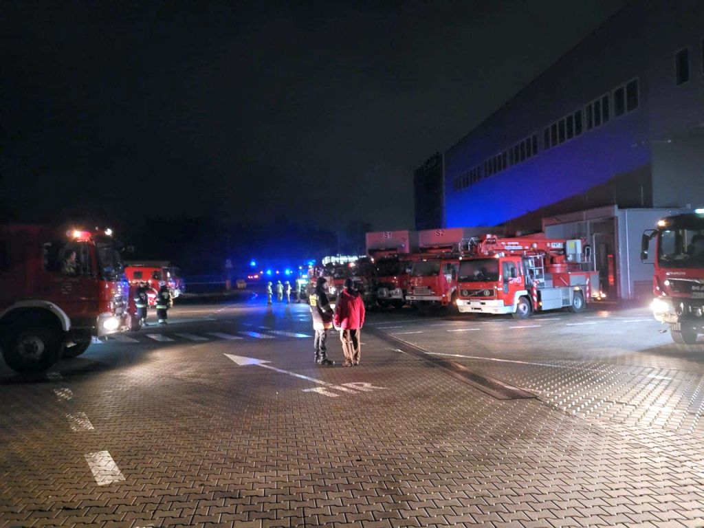 pożar w piekarni, Małopole, KP PSP Wołomin, Kompania Gaśnicza SIEDLCE