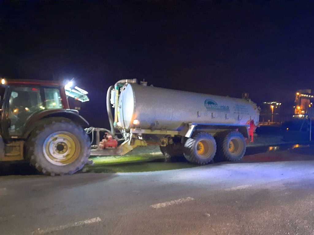 kp psp łęczna, bogdanka, wypadek ciągnik, lubelszczyzna