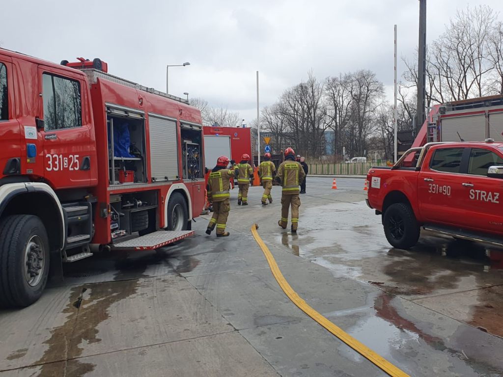 wyciek amoniaku, zakłady tłuszczowe, bielsko-biała, km psp bielsko-biała