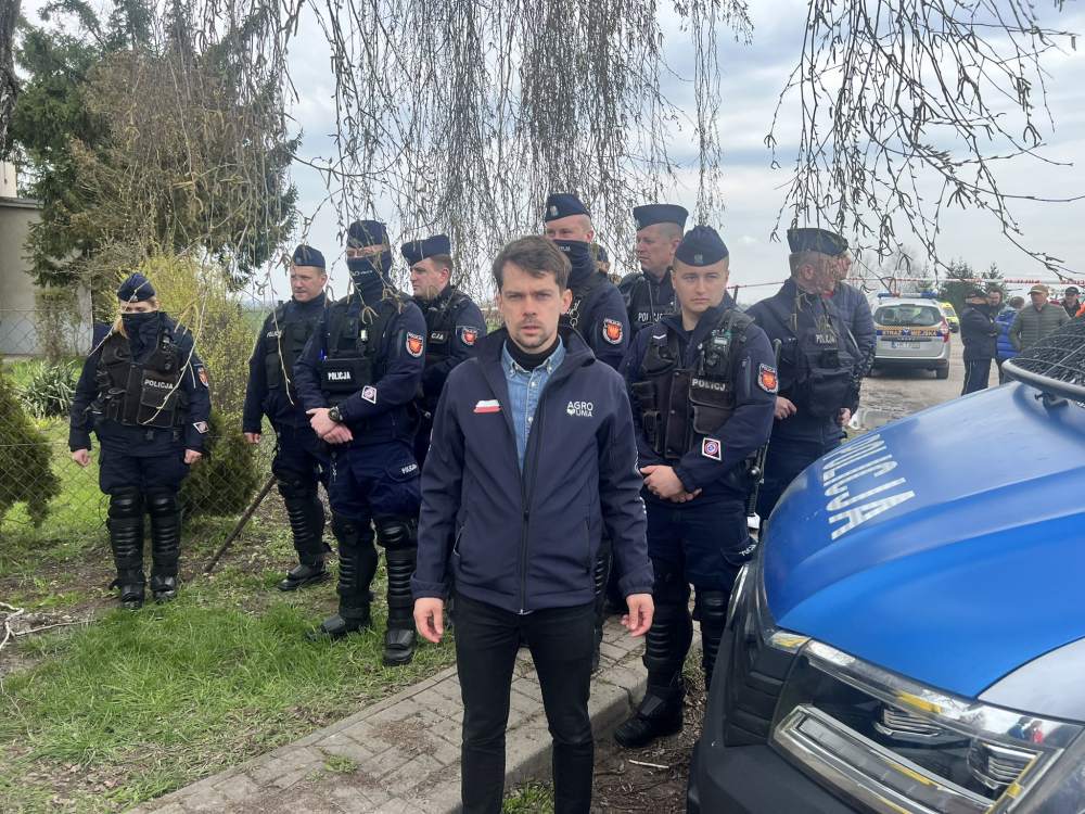 Michał Kołodziejczak, Agrounia, Hrubieszów, protest