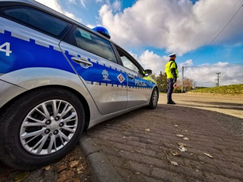 pijany traktorzysta, kpp zwoleń, tczów, badanie trzeźwości