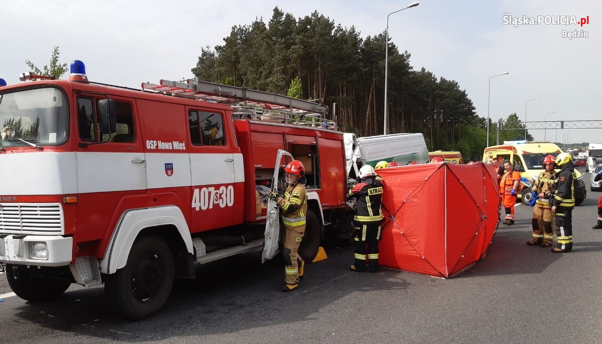 osp, druhowie, wypadek, zderzenie