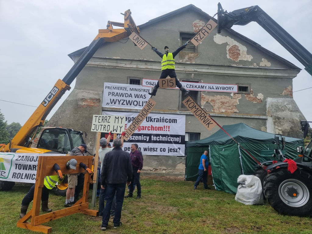 Oszukana Wieś, Sitno, protest