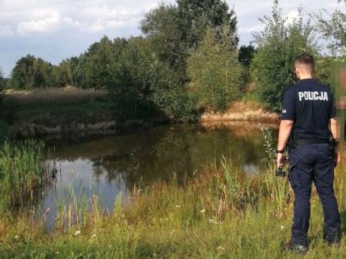 kpp parczew, lpr, wypadek, dziecko, chłopiec, woda, sadzawka