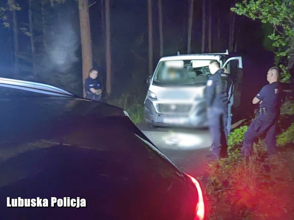 kpp żagań, kradzież, ładowarka, tartak, maszyna, zatrzymanie, areszt