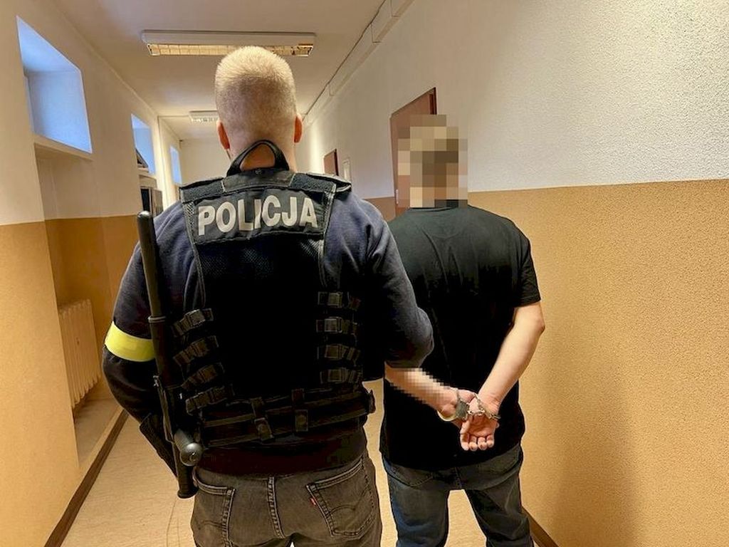 kmp słupsk, włamanie, kradzież, dom, broń myśliwska, zatrzymanie, areszt