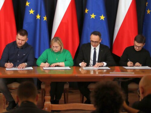 klimczak, minister, resort infrastruktury, przewoźnicy, protest