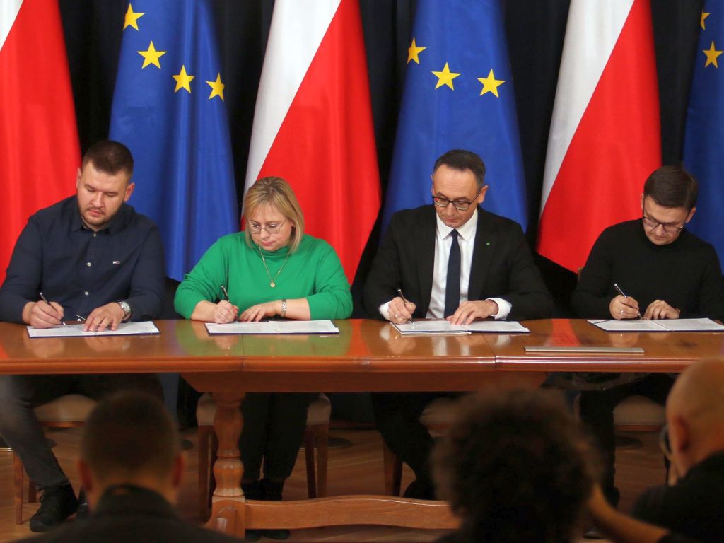 klimczak, minister, resort infrastruktury, przewoźnicy, protest