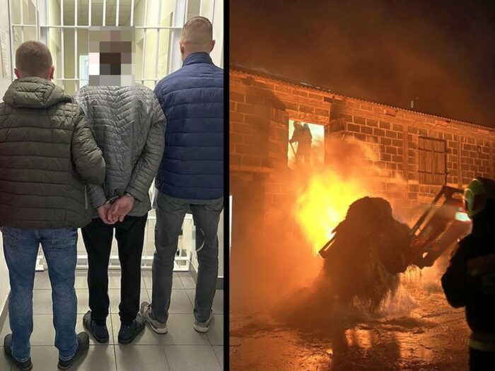 pożar, gospodarstwo, akcja gaśnicza, budynek inwentarski