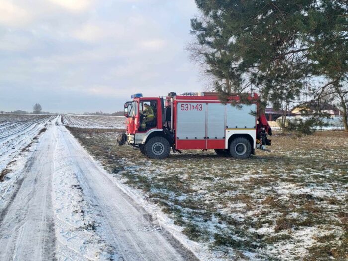 kp psp sieradz, wypadek, zdarzenie, naprawa