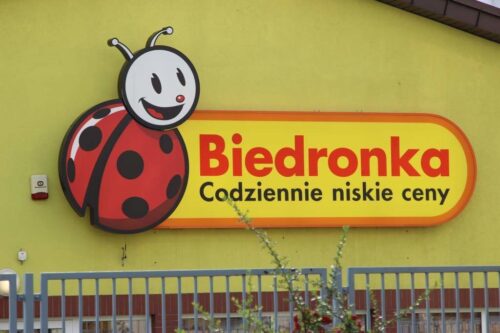 protest rolników, centrum dystrybucyjne, jeronimo martins, biedronka
