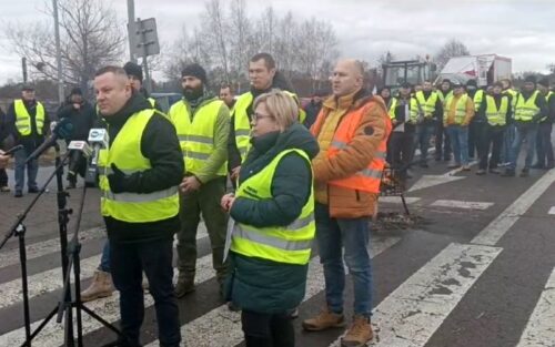 przewoźnicy, transport, protest, granica