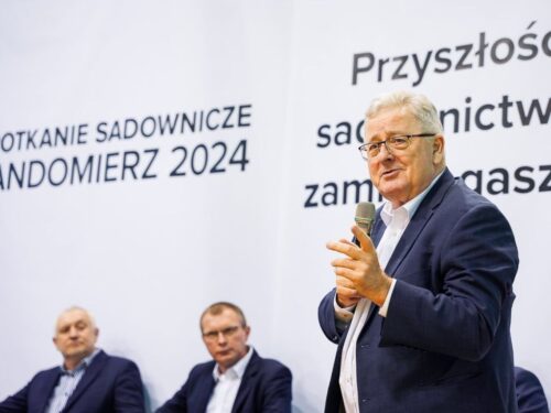 minister rolnictwa, siekierski, sadownictwo, spotkanie sadownicze